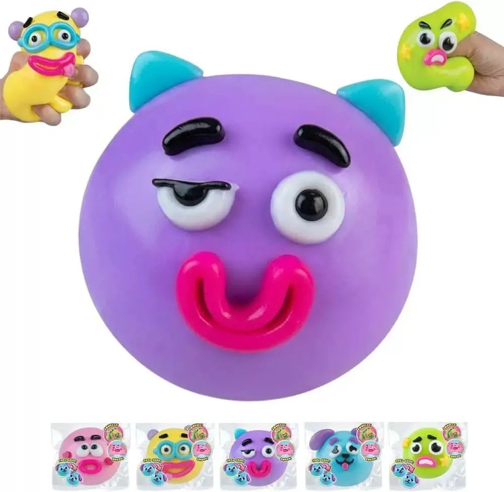 Smushers Face-Swapping Dog Squishy: A Slow-Rebound Stress Relief Toy