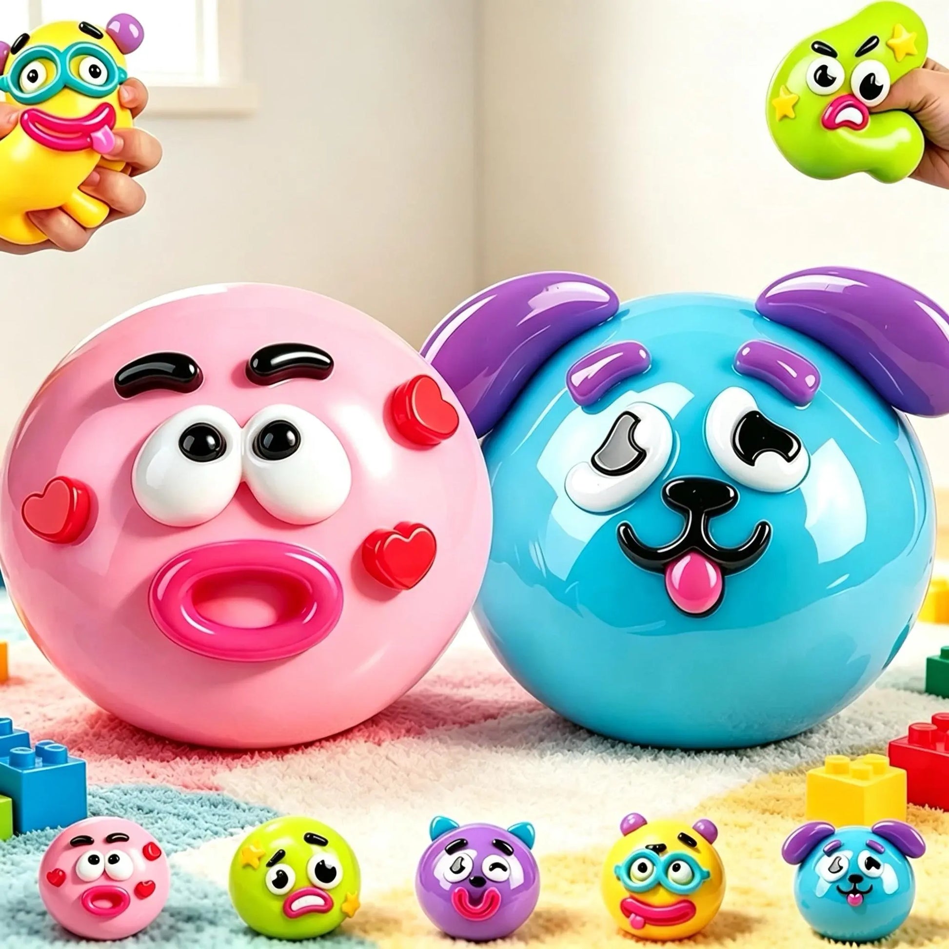 Smushers Face-Swapping Dog Squishy: A Slow-Rebound Stress Relief Toy