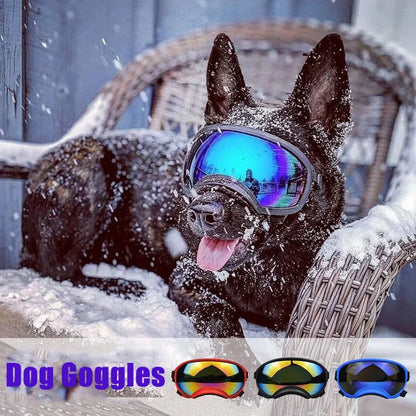 Adjustable Dog Goggles - Protective Sunglasses for Small, Medium, and Large Dogs, Ideal for Outdoor Activities and Eye Protection
