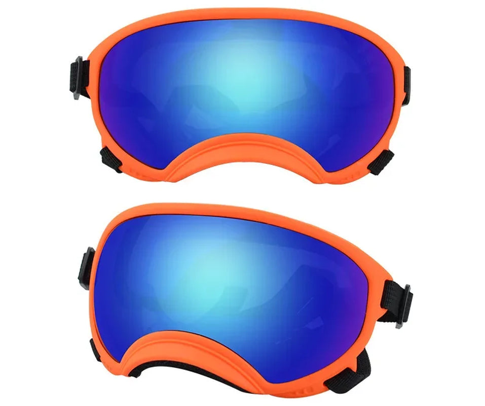 Adjustable Dog Goggles - Protective Sunglasses for Small, Medium, and Large Dogs, Ideal for Outdoor Activities and Eye Protection