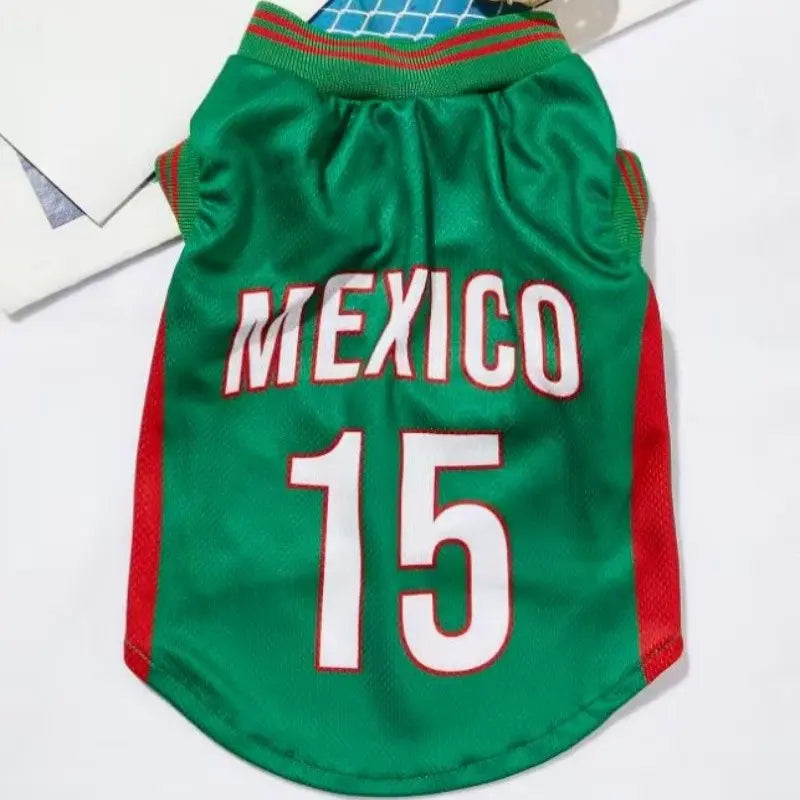 Breathable Basketball Jersey for Dogs - Summer Comfort Apparel for Small to Medium Breeds, Stylish Active Wear for Pets