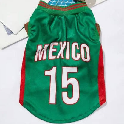 Breathable Basketball Jersey for Dogs - Summer Comfort Apparel for Small to Medium Breeds, Stylish Active Wear for Pets