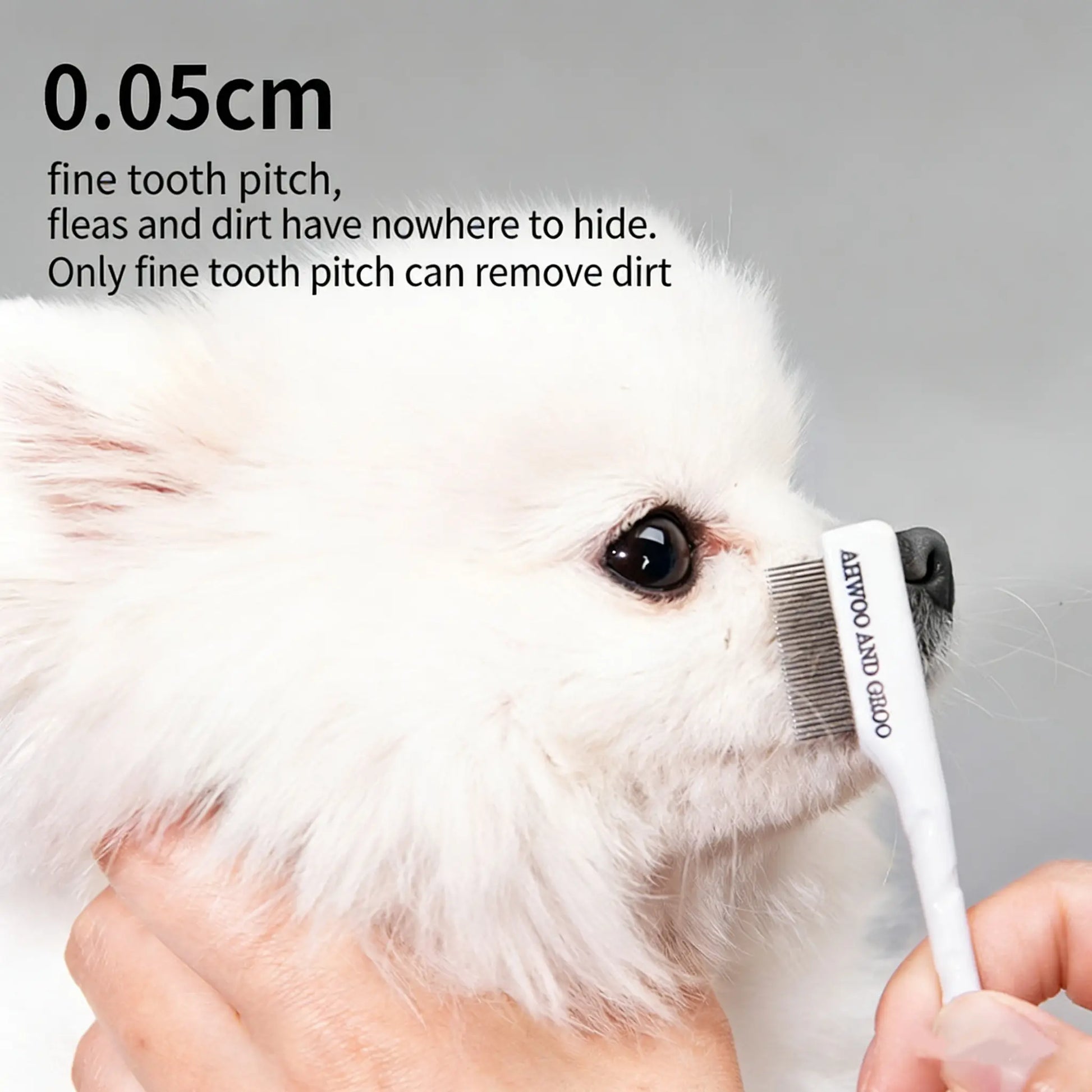 Professional Pet Grooming Kit - 4-Piece Set Including Self-Cleaning Slicker Brush, Dual-Sided Stainless Steel Dematting Comb, Tear Stain Comb, and Fur Removal Tool for Dogs and Cats with Long or Short Hair