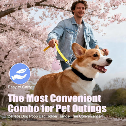 Stainless Steel Portable Dog Water Bottle with Bowl - 10 Oz No-Spill Travel Dispenser for Small Dogs, Ideal for Walking and Hiking