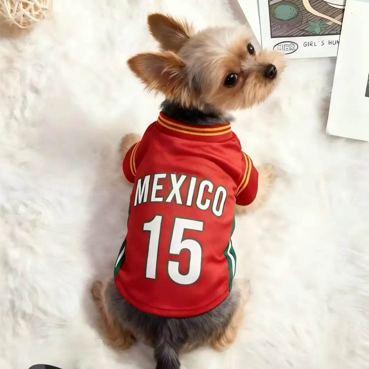 Breathable Basketball Jersey for Dogs - Summer Comfort Apparel for Small to Medium Breeds, Stylish Active Wear for Pets