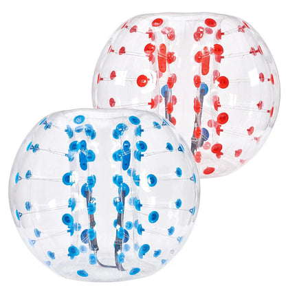 Vevor Inflatable Bumper Balls 2-Pack - 5FT/1.5M Body Sumo Zorb Balls for Teens and Adults, 0.8mm Thick PVC Human Hamster Bubble Balls for Outdoor Team Gaming and Play, Ideal for Garden, Yard, and Park Activities