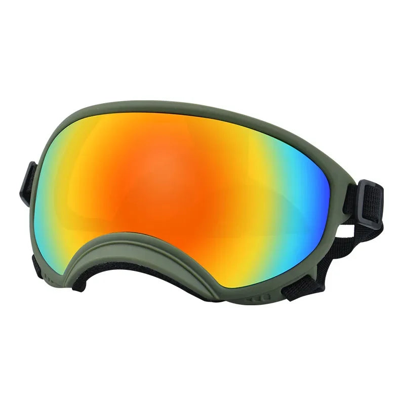 Adjustable Dog Goggles - Protective Sunglasses for Small, Medium, and Large Dogs, Ideal for Outdoor Activities and Eye Protection